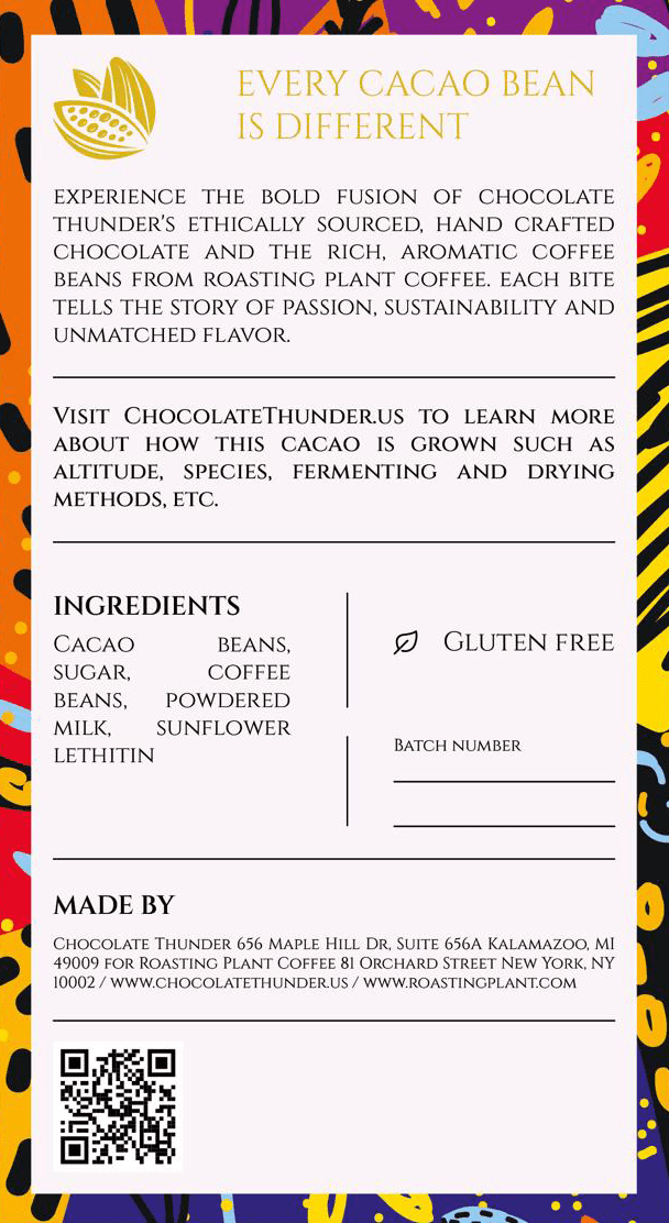 Espresso Infused Milk Chocolate Bar